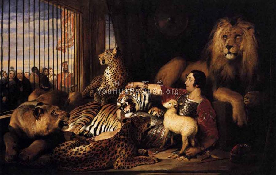 Isaac van Amburgh and his Animals - 埃德温·亨利·兰德希尔爵士